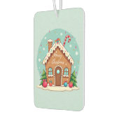 Whimsical Gingerbread House Kerstscene Luchtverfrisser (Links)