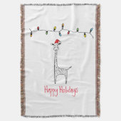 Whimsical-Giraffe Deken (Voorkant Verticaal)