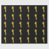 Whimsical-Giraffe met Lights Funny Gift Cadeaupapier (Vlak)