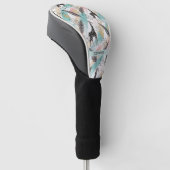 Whimsical Giraffe Polka Dot Pattern – Pastel Golfheadcover (Schuin)