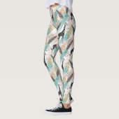 Whimsical Giraffe Polka Dot Pattern – Pastel Leggings (Links)
