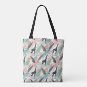 Whimsical Giraffe Polka Dot Pattern – Pastel Tote Bag (Achterkant)
