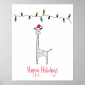 Whimsical-Giraffe Poster (Voorkant)