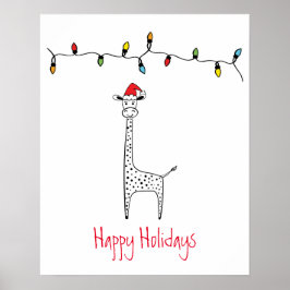 Whimsical-Giraffe Poster