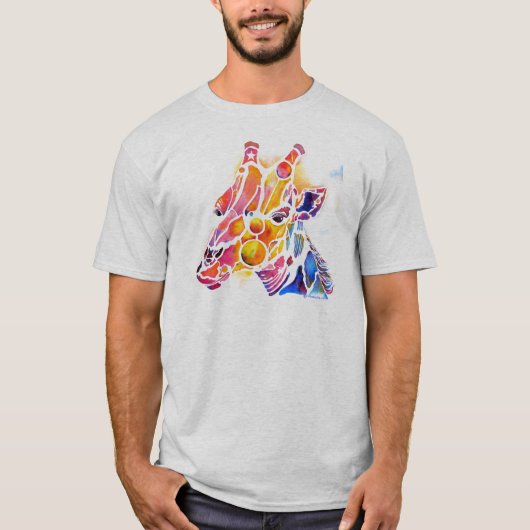 Whimsical Giraffe T-shirt (Voorkant)