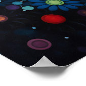 Whimsical Giraffes Print - Kleurrijk Digitaal Post (Hoek)