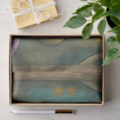 Whimsical Girl Clown Decoupage Tissuepapier (Geschenk)