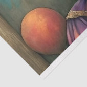 Whimsical Girl Clown Decoupage Tissuepapier (Detail)