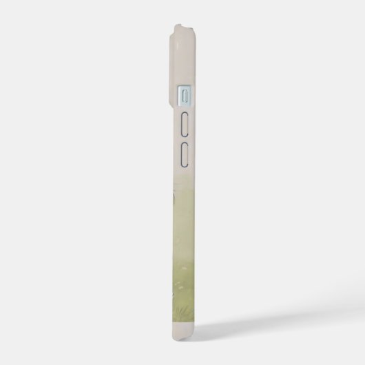 Whimsical Girl & Dog Cartoon Telefoonhoesontwerp iPhone 15 Case (Linkerkant)