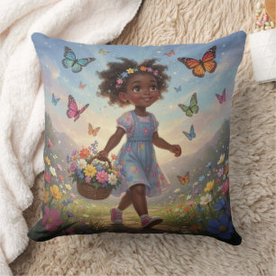 Whimsical Girl Kussen