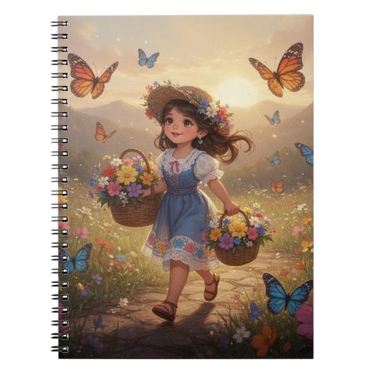 Whimsical Girl Notebook Notitieboek (Voorkant)