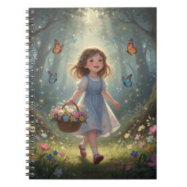 Whimsical Girl Notebook Notitieboek