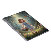 Whimsical Girl Notitieboek (Rechterzijde)