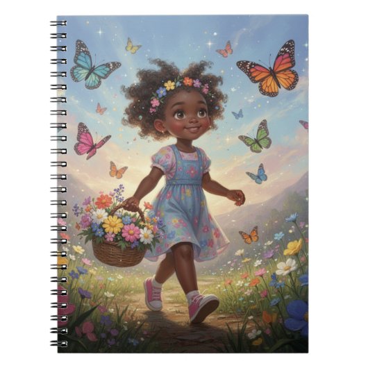 Whimsical Girl Notitieboek (Voorkant)