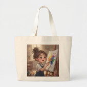 Whimsical Girl Tote Bag (Voorkant)