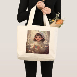 Whimsical Girl Tote Bag