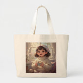Whimsical Girl Tote Bag (Voorkant)