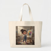 Whimsical Girl Tote Bag (Voorkant)