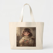 Whimsical Girl Tote Bag (Voorkant)