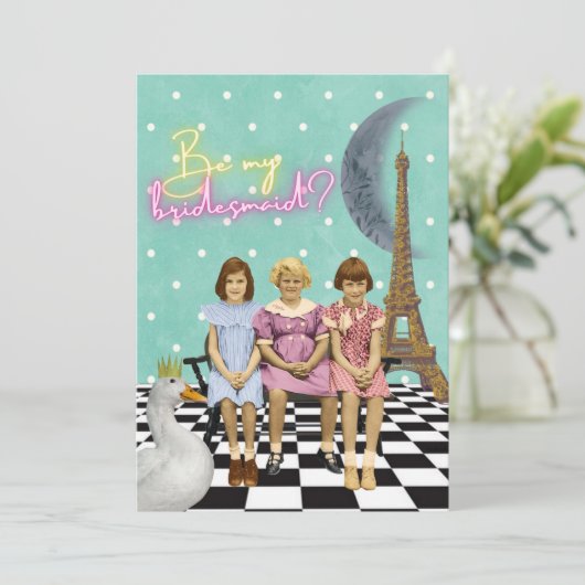 Whimsical  Girls Bridesmaid  (Staand voorkant)
