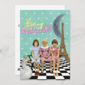 Whimsical  Girls Bridesmaid  (Voorkant / Achterkant)