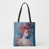 Whimsical Girls Face Nymph Fairy Witch Magical Tot Tote Bag (Voorkant)