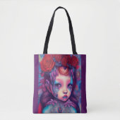 Whimsical Girls Face Nymph Fairy Witch Magical Tot Tote Bag (Voorkant)