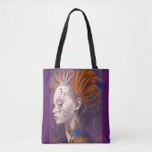 Whimsical Girls Face Nymph Fairy Witch Magical Tot Tote Bag (Voorkant)