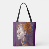 Whimsical Girls Face Nymph Fairy Witch Magical Tot Tote Bag (Achterkant)