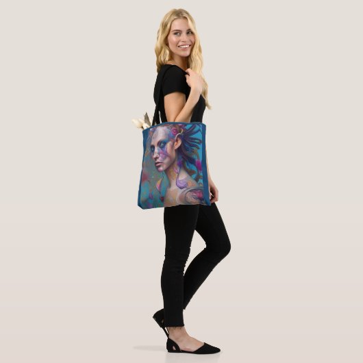 Whimsical Girls Face Nymph Fairy Witch Magical Tot Tote Bag (Op model)