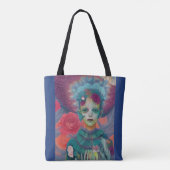Whimsical Girls Face Nymph Fairy Witch Magical Tote Bag (Achterkant)
