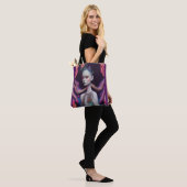 Whimsical Girls Face Nymph Fairy Witch Magical Tote Bag (Op model)