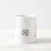 Whimsical Girls Hart Schattigee Gepersonaliseerd M Koffiemok (Center)