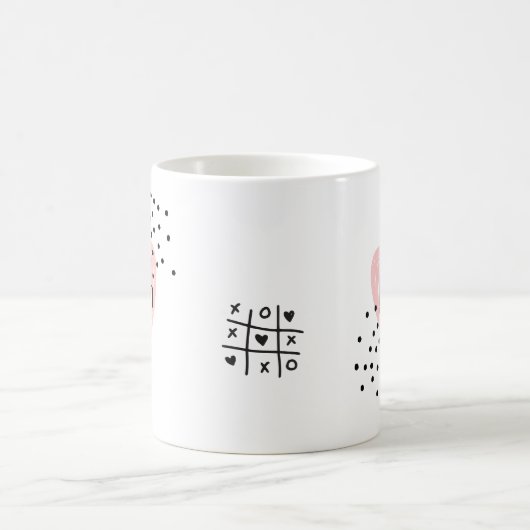 Whimsical Girls Hart Schattigee Gepersonaliseerd M Koffiemok (Center)