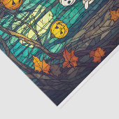 Whimsical Glas in lood Ghost AB5 Decoupage Tissuepapier (Detail)