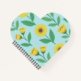 Whimsical Glee Bloem Notitieboek