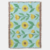 Whimsical Glee Bloom Deken (Voorkant Verticaal)