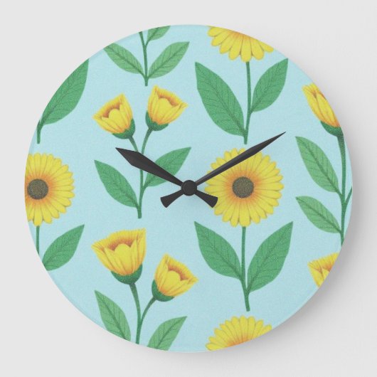 Whimsical Glee Bloom Grote Klok (Voorkant)