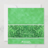 Whimsical Glitter Afstudeerder Aankondiging - Groe (Achterkant)