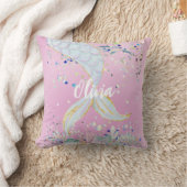Whimsical Glitter Zeemeermin Beachy Onder het Zee Kussen (Deken)
