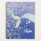 Whimsical Glitter Zeemeermin Beachy Onder het Zee Planner (Voorkant)