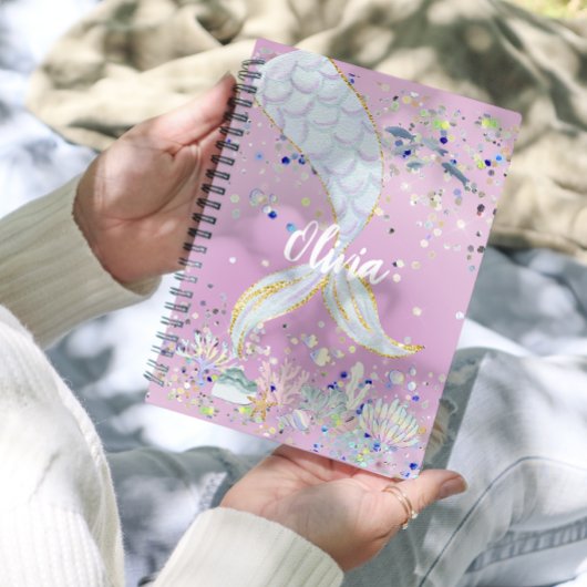 Whimsical Glitter Zeemeermin Beachy Onder het Zee Planner