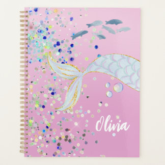 Whimsical Glitter Zeemeermin Beachy Onder het Zee Planner