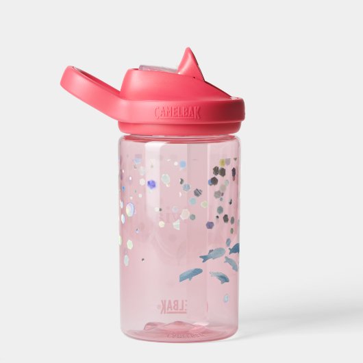 Whimsical Glitter Zeemeermin Beachy Onder het Zee Waterfles (Rechts)