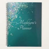 Whimsical Glittery Script Journal Planner (Voorkant)