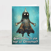 ** Whimsical Glow Funny Magical Christmas 15 AP97 Bedankkaart (Voorkant)