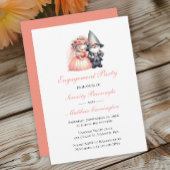 Whimsical Gnome Engagement Party Rustic Garden Kaart