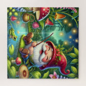 Whimsical Gnome Gevist door A Magical Forest Legpuzzel (Horizontaal)