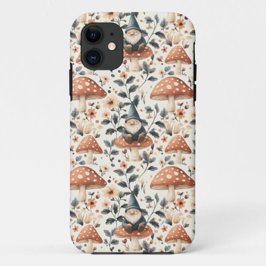 Whimsical Gnome & Mushroom Enchanting Woodland Case-Mate iPhone Case (Achterkant)