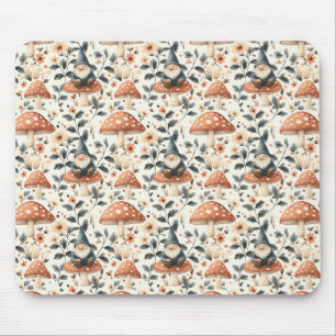 Whimsical Gnome & Mushroom Enchanting Woodland Muismat